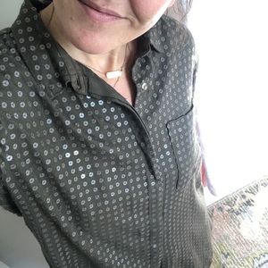 Anthropologie Maeve Bran Button Up